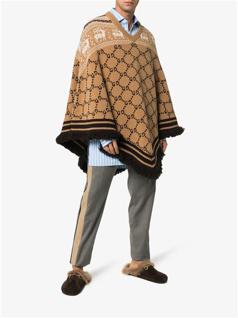 poncho gucci homme|gucci poncho women's.